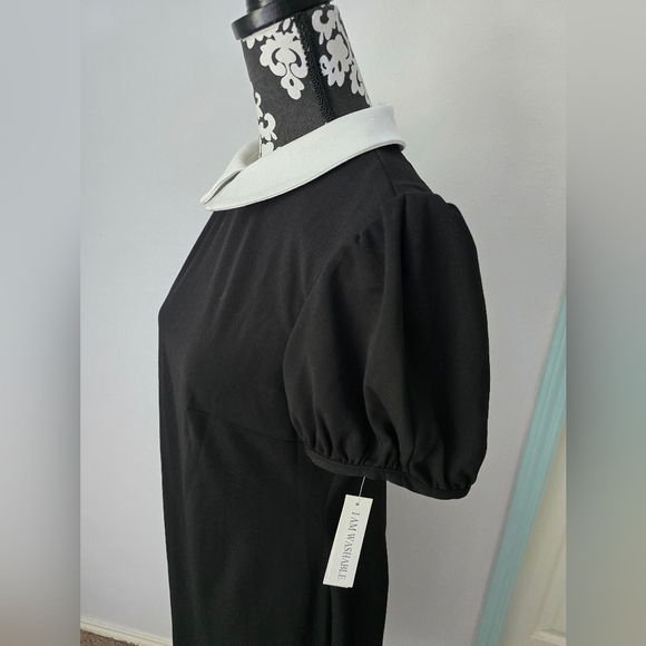 Shelby & Palmer Black Collared Dress Size 12 - Picture 2 of 12